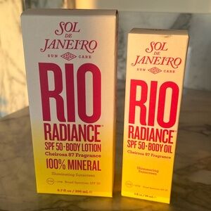 Sol De Janeiro RIO RADIANCE Body Lotion (6.7 oz) and Body Oil (3 oz)